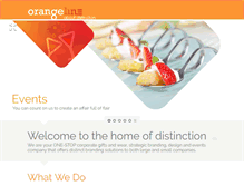 Tablet Screenshot of orangeline.co.za